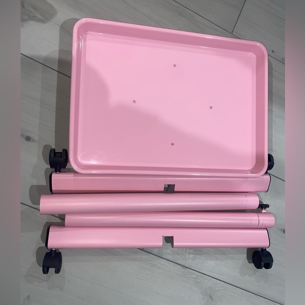 Amazon Pink Salon Rolling Tray - Picture 3 of 4